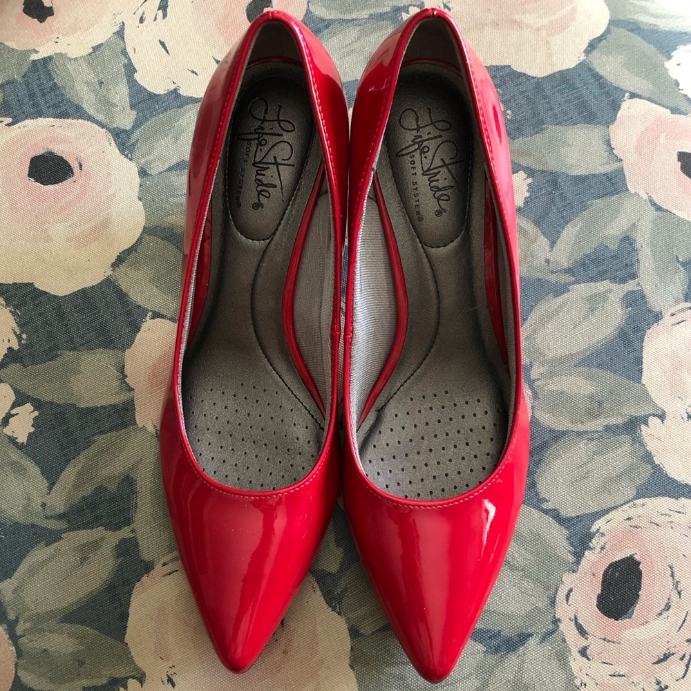 Patent Leather Red Heels